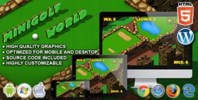 Mini Golf World - HTML5 Sport Game