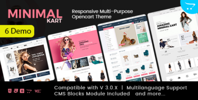 Minimal - Multi-purpose Responsive Opencart 3 Theme