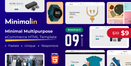 Minimalin - Minimal Multipurpose eCommerce HTML Template