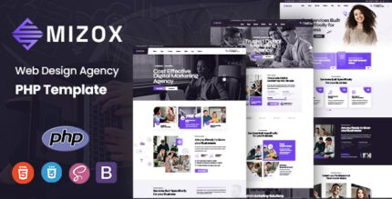 Mizox - Web Design Agency PHP Template