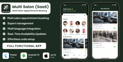 Multi Salon Appointment Booking System with Admin Panel