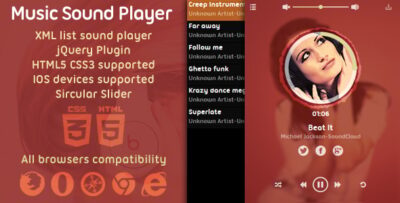 Music Player XML List jQuery Plugin