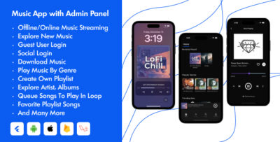 Music Streaming App Music App in Flutter Music Player App Music App iOS Music application