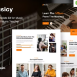 Musicy – Music School Elementor Template Kit