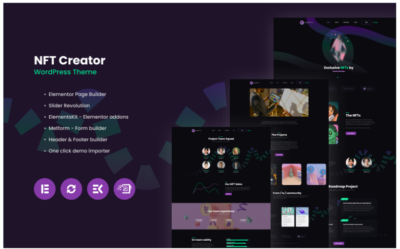 MyNFTs - NFT Creator WordPress Theme