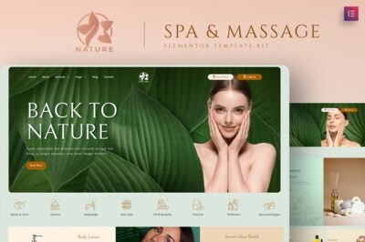 Nature - Spa & Massage Elementor Template Kit