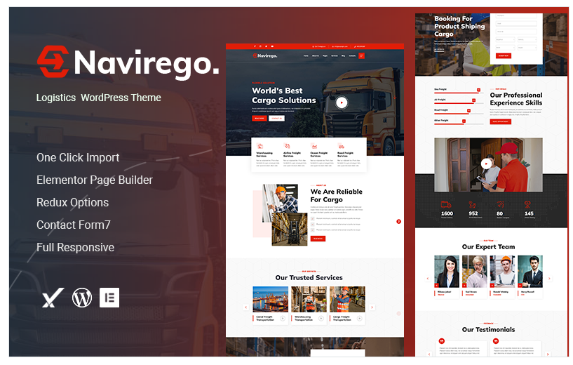 Navirego - Logistics WordPress Theme Navirego - Logistics WordPress Theme