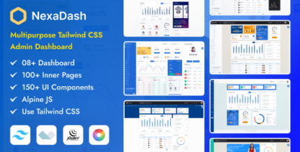 NexaDash - Tailwind CSS Multipurpose Admin Dashboard Template