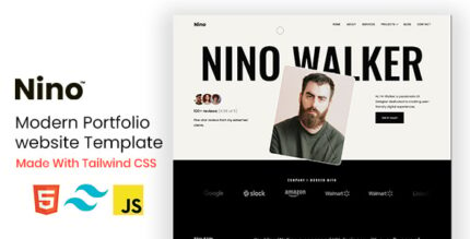 Nino - Tailwind CSS Personal Portfolio Template