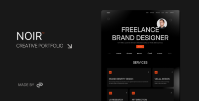 Noir - Creative Portfolio HTML Template