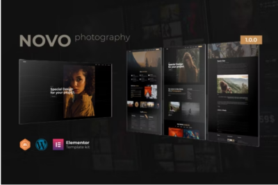 Novo - Photography Elementor Template Kit