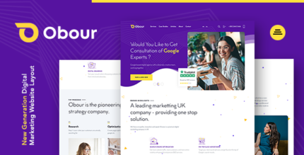 Obour Digital Marketing Agency WordPress Theme