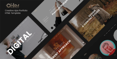 Ohixm - Creative Ajax Portfolio HTML Template