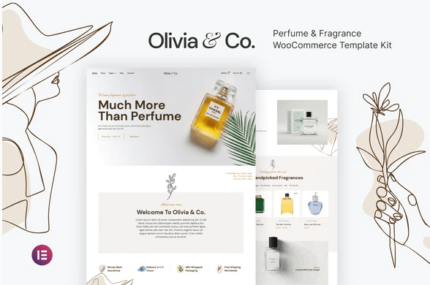 Olivia & Co – Perfume & Fragrance WooCommerce Template Kit