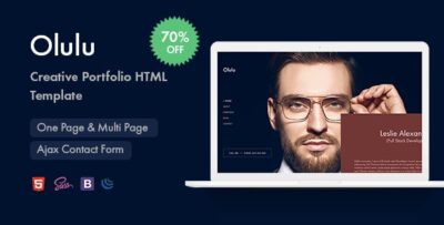 Olulu - Creative Portfolio HTML5 Template