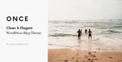 Once - Clean & Elegant WordPress Blog Theme