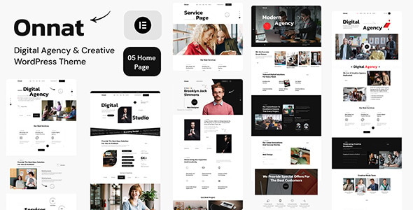 Onnat - Digital Agency & Creative WordPress Theme Onnat - Digital Agency & Creative WordPress Theme