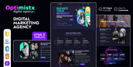 Optimistx - SEO & Digital Agency HTML5 Template