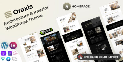 Oraxis - Architecture and Interior Design WordPress Theme