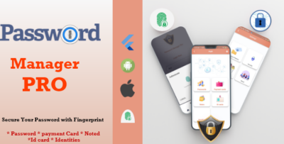 PMP - Password Manager Pro With Flutter Android & IOS