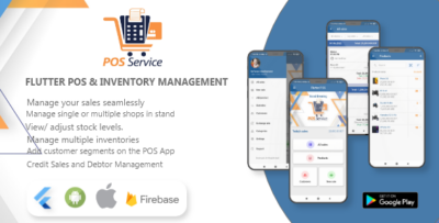 POS - Point of sales & Inventory Management Flutter app with Firebase