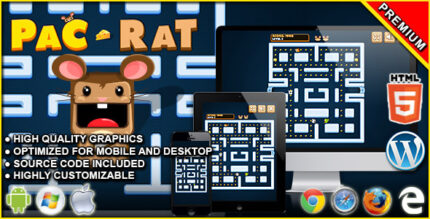 Pac-Rat - HTML5 Arcade Game