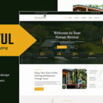 Peaceful - Nature Cottage & Camping HTML Template