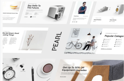 Pearl – Modern & Simple WooCommerce Store Template Kit