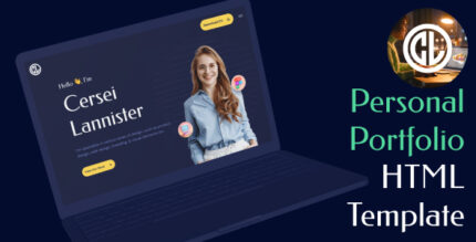 Personal Portfolio CV Resume HTML Template - Cersei Lannister