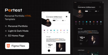 Pertest - Personal Portfolio HTML Template