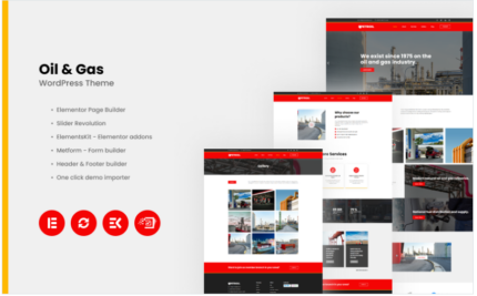 Petroil - Oil & Gas WordPress Theme