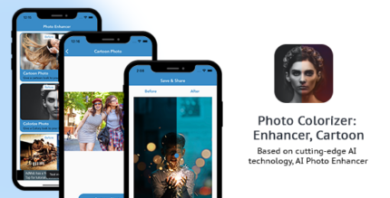 Photo Colorizer - Enhancer, CartoonMe Maker AdMob Swift iOS Ready to submit