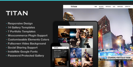 Photography WordPress Titan for Photography