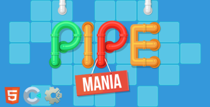 Pipe Mania - HTML5 Puzzle Game (Construct 23)