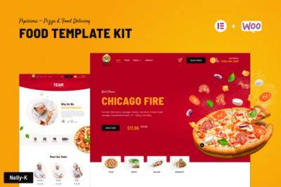 Pipirima - Pizza & Food Delivery Elementor Template Kit
