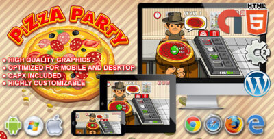 Pizza Party - HTML5 Construct 2 Game