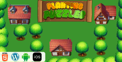 Planting Puzzle - HTML5 Construct3 Game