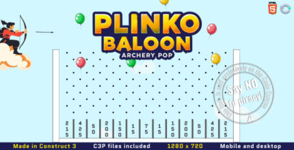 Plinko Baloon Archery Pop - HTML5 Casual game