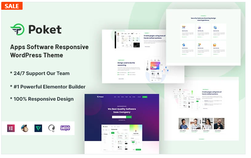 Poket - Apps Software Responsive WordPress Theme Poket - Apps Software Responsive WordPress Theme