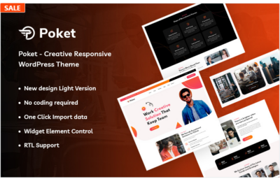 Poket - Creative Responsive WordPress Theme