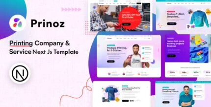 Prinoz - Printing company & Service Next Js Template