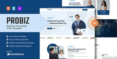 Probiz - Business Consulting HTML Template