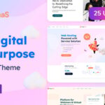 ProgriSaaS - Creative Landing Page WordPress Theme