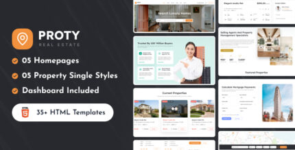 Proty - Real Estate HTML Template