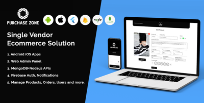 Purchase Zone - Flutter Single Vendor Ecommerce Apps