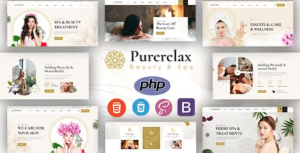 Purerelax - Spa & Beauty PHP Template