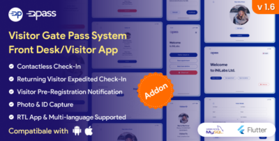 QuickPass - Visitor Gate Pass System Frontdesk App