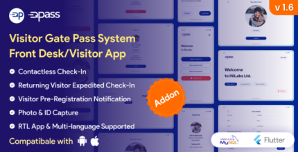 QuickPass - Visitor Gate Pass System Frontdesk App