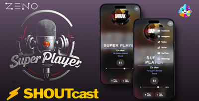 Radio Super Player - Todo Players HTML5 ShoutCast, Icecast y Web