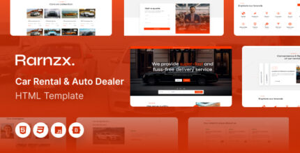 Rarnzx - Car Rental & Auto Dealer HTML Template